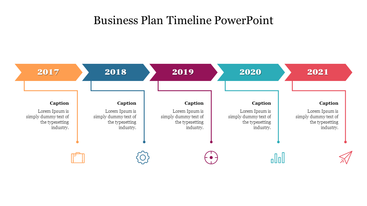 Business Plan Timeline PowerPoint